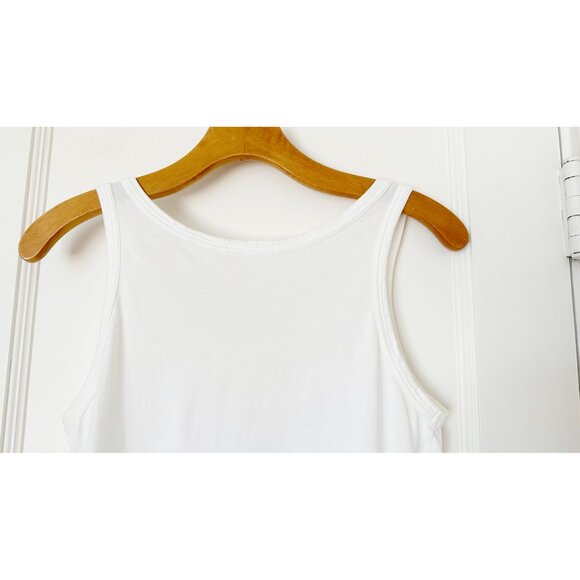 Helmut Lang White Tank Bondage Strap Mainline Made In Italy Vintage 90s Y2K - Picture 6 of 10